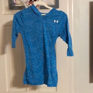 Girls blue under armor shirt!